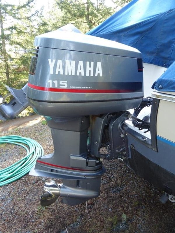 1987 Yamaha 115 HP V4 Carbureted 2-Stroke 25" (X) Outboard Motor
