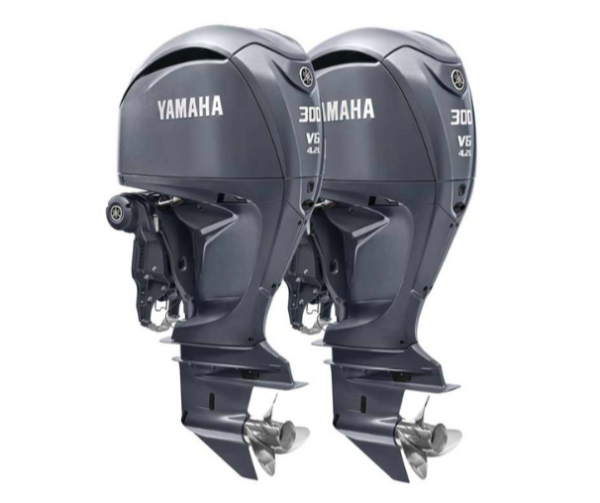 Twin Yamaha 300hp DEC Outboards | F300UCB & LF300UCB