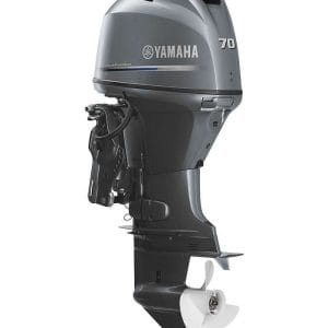 Early 90s Yamaha 70 HP 3 Cylinder Carbureted 2 Stroke 20" (Long Shaft) Outboard Motor.