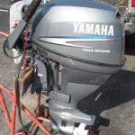 2010 Yamaha 25 HP 2 Cylinder Carbureted 4 Stroke 20" Tiller Outboard Motor